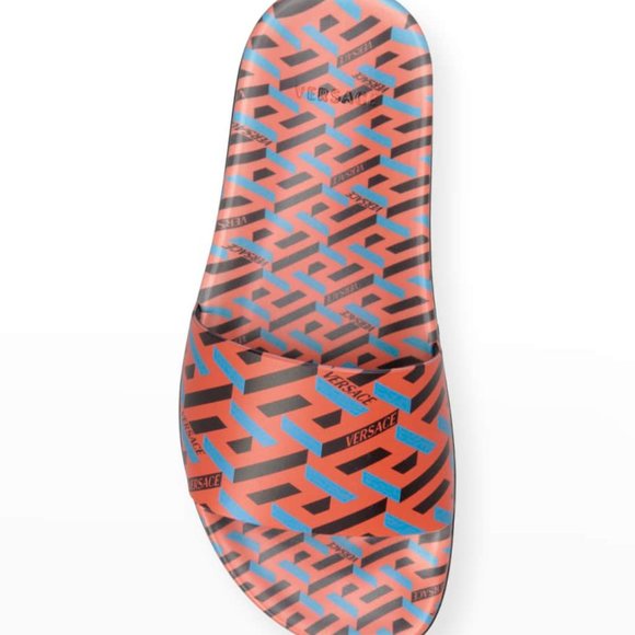 Versace Red and Blue Sandals - Picture 5 of 10